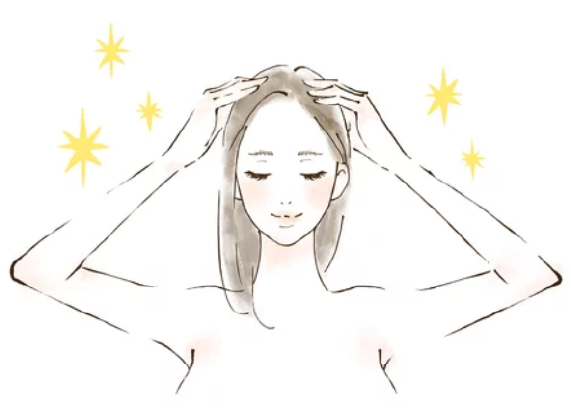 トリートメント中イラスト